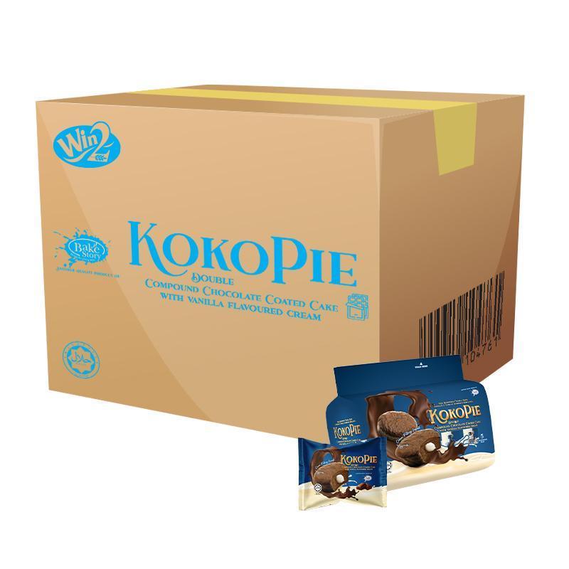 BAKE STORY KOKOPIE CHOCOLATE COATED CAKE WITH VANILLA CREAM
